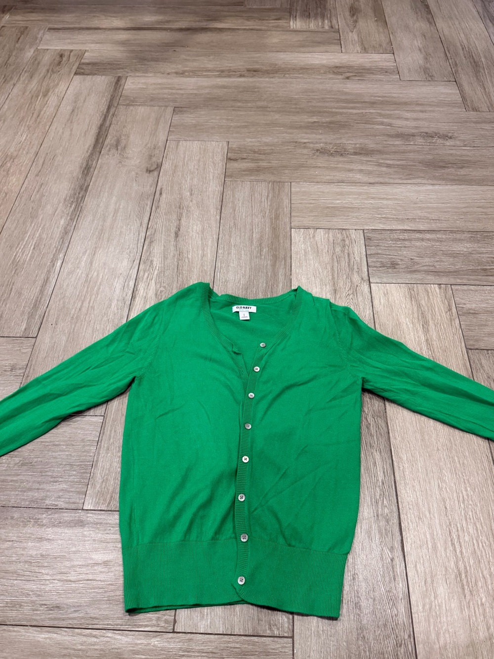 Old navy Green Button-Front Women's Cardigan Sweater